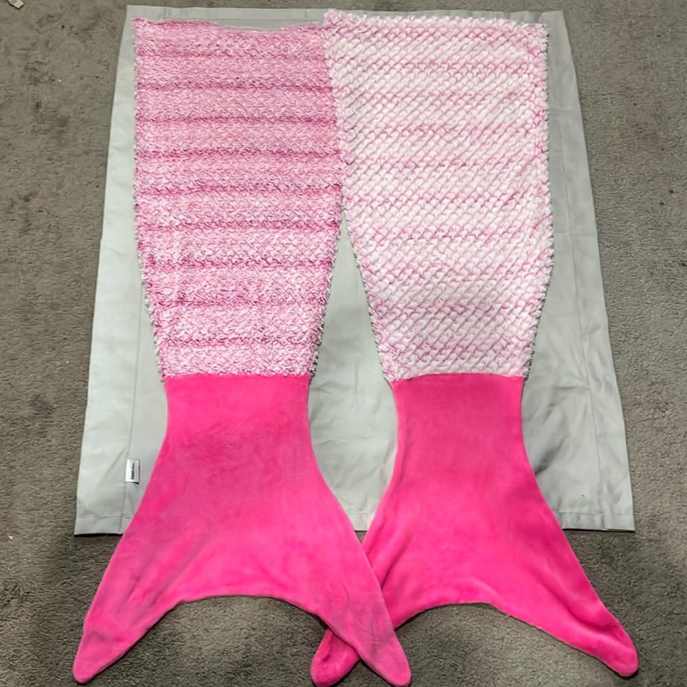 Set of two mermaid tails